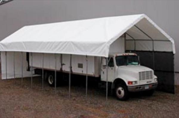 12'Wx50'Lx13'6"H RV storage shelter